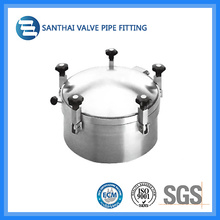 China Santhai Stainless Steel Elliptic Manhole with Pressure